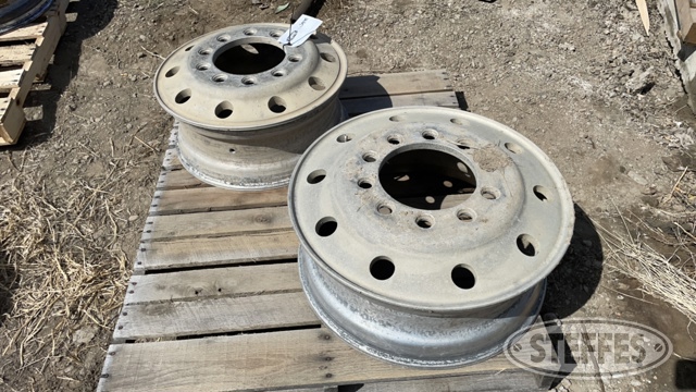 (2) 22.5 Aluminum wheels